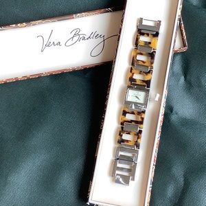 New VeraBradley watch with tortoise shell band